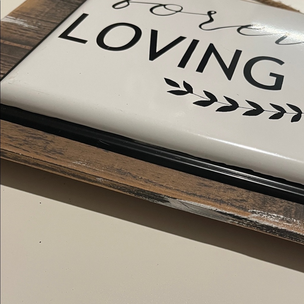 Rustic Wall Sign with Loving Message - Picture 2 of 4